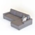 Modern Comfort: Polo Sofa 3D model small image 3