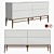Modern Gray Walnut Sideboard by Angel Cerda 3D model small image 1