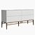 Modern Gray Walnut Sideboard by Angel Cerda 3D model small image 2