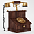 Vintage Retro Cellphone 3D model small image 4