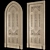 Sleek Sodani Door: Elegance Redefined 3D model small image 2