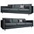 Bernhardt Dakota Sofa: Luxurious Comfort in a Classic Design 3D model small image 2