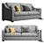 Luxurious Wesley Hall Mcguire Sofa. 3D model small image 1