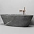 Cocoon Stone Bath: A Natural Oasis 3D model small image 3