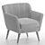 Elegant Madelyn Chair: Stylish sophistication for your space 3D model small image 4