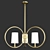 Elegant Meridian Chandelier 3D model small image 1