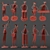 Musical Band Collectible Figurines 3D model small image 3