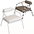 Elegant Cyrus Chair: Timeless Anthropologie Design 3D model small image 3