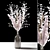 Elegant Vase Bouquet 3D model small image 1