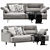 Modern Linteloo George Sofa 3D model small image 2