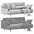 Modern Linteloo George Sofa 3D model small image 4