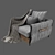 Elegant Armchair for Stylish Comfort 3D model small image 2
