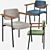 Velvet Warren Chair: Green, Blue, Grey 3D model small image 7