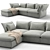 Mariposa: The Ultimate Comfort Sofa 3D model small image 1