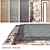 Title: Luxury Silk and Wool Carpets (5pcs) 3D model small image 1