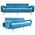 Vical Sladki Sofa: Elegant and Spacious 3D model small image 1