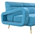 Vical Sladki Sofa: Elegant and Spacious 3D model small image 2