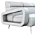 Vical Sladki Sofa: Elegant and Spacious 3D model small image 3