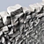 Large Rock Block Panel - High-Resolution Textured Geometry 3D model small image 3