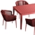 Elegant Muse Dining Set 3D model small image 5