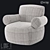 LoftDesign Armchair 36560: Comfort in Style 3D model small image 1