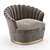 Elegant Zanaboni Armchairs: A Perfect Blend of Style and Comfort 3D model small image 3