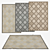 Versatile Rugs Set: 6 Stunning Options 3D model small image 6