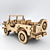 Wooden Car Construction Kit 3D model small image 2
