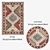 Versatile Rug Set: V-Ray & Corona Compatible [8pcs] 3D model small image 2