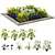 Durable Polys Outdoor Plant 3D model small image 1