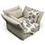 Modern Mariposa Armchair: Stylish Comfort for Your Living Space 3D model small image 2