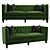 Luxury Becket Sofa 3D model small image 1