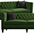 Luxury Becket Sofa 3D model small image 2