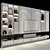 Modern TV Shelf Set 318 3D model small image 3