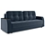Luxury Comfort: Borgo Velvet Blue Sofa 3D model small image 1