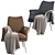 Modern Finley Chair: Stylish Comfort in Your Space 3D model small image 1