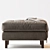 Modern Dennes Ottoman: Stylish and Versatile 3D model small image 4