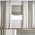 Title: Premium Model Curtain Set 3D model small image 1