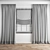 Title: Premium Model Curtain Set 3D model small image 5