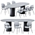 MM8 Dining Table by Desalto 3D model small image 1