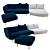 Wittmann ANDES Sofa: Chic and Comfy 3D model small image 1