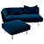 Wittmann ANDES Sofa: Chic and Comfy 3D model small image 2