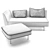 Wittmann ANDES Sofa: Chic and Comfy 3D model small image 3