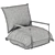 Modern Cotton Armchair: Paper Malafor 3D model small image 5