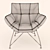 Modern Italian Piero Armchair 3D model small image 4