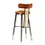 BLAKEY Bar Chair: Stylish and Comfortable 3D model small image 4