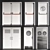 High-Tech Pivot Point Doors 3D model small image 1