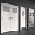 High-Tech Pivot Point Doors 3D model small image 2