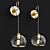 Elegant Nuazen Wall Lamps 3D model small image 1