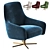 Modern Swivel Chair Serena 3D model small image 1